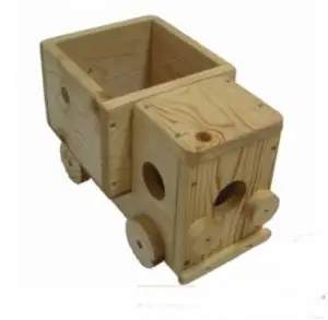 משאית ענקית מעץ גודל ארגז 30X50